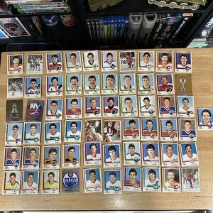 Lot Of 61 1987 Panini Hockey Stickers